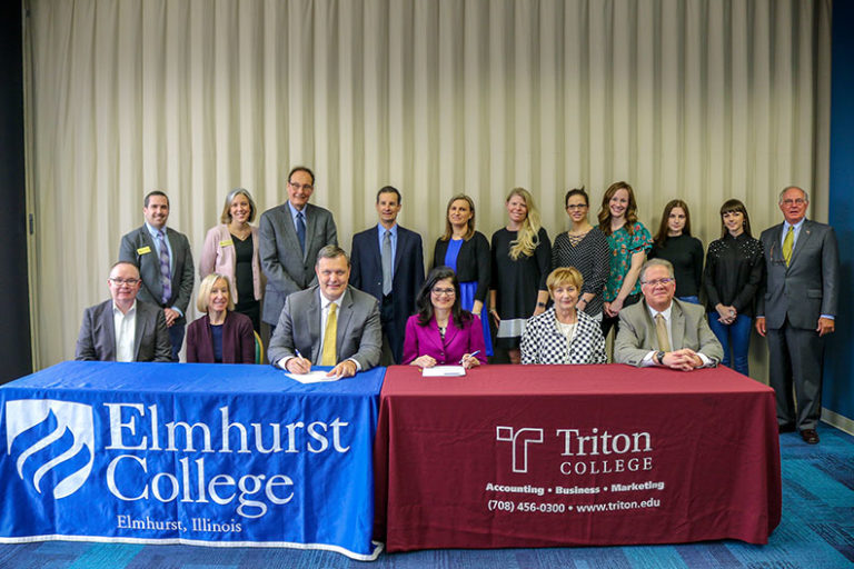 Elmhurst College, Triton College Create 2+2 for Business Students