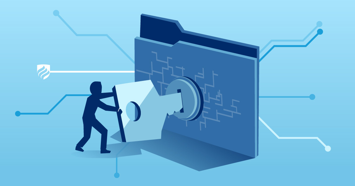 cybersecurity vs information security illustration