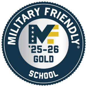 Military Friendly School Logo 2025-2026 Gold