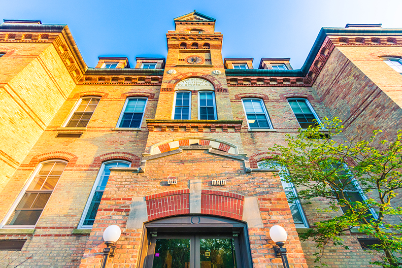 Old Main entrance